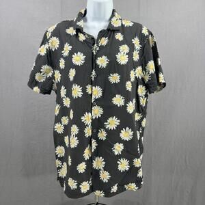 Abercrombie & Fitch Women's Button-up Short sleeve Shirt Size L - Daisy Floral
